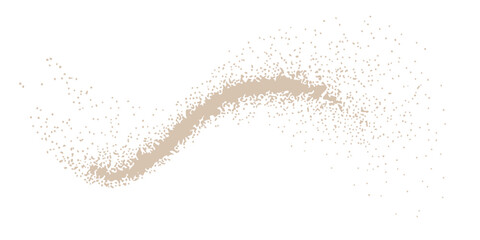 Hand drawn rope and brush vector illustration on an old blue water grunge texture background