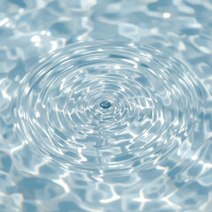 Close-up Macro Photo of Clear Water Surface with Ripples and Waves