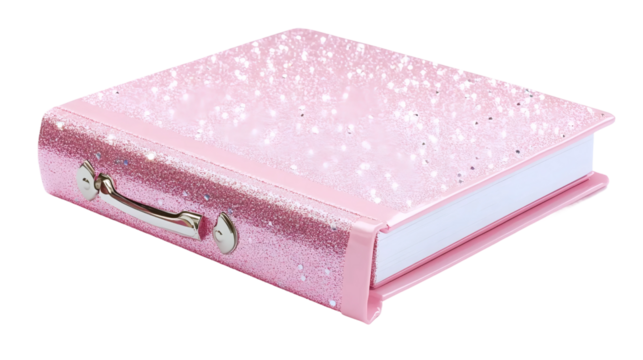 Pink Shiny Office Organizer