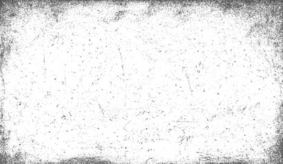 Grunge dust texture background in black and white minimalist vector illustration design with distressed rough surface and vintage artistic effect.