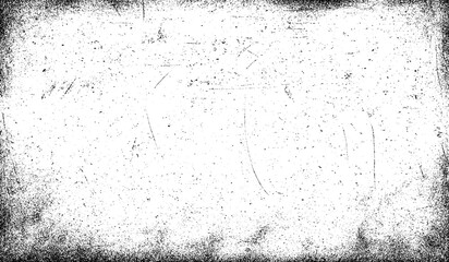 Grunge dust texture background in black and white minimalist vector illustration design with distressed rough surface and vintage artistic effect.