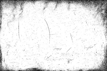 Grunge dust texture background in black and white minimalist vector illustration design with distressed rough surface and vintage artistic effect.