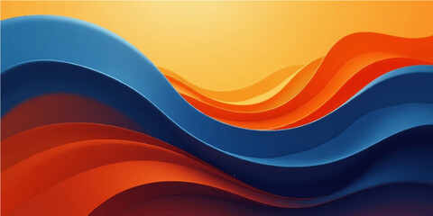 Colorful abstract wave vector illustration design pattern for business template backdrop