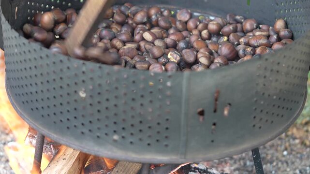roasting chestnuts