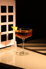 cocktail on the table bar