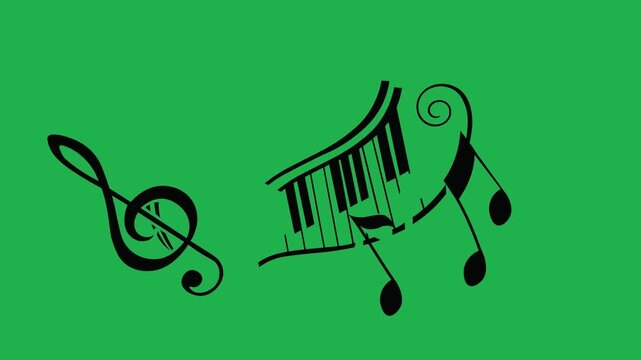 Ornamental Floral Design A classic black and white floral design element featuring elegant, curved leaves and intricate detailing. Perfect for use in decorative borders, logos