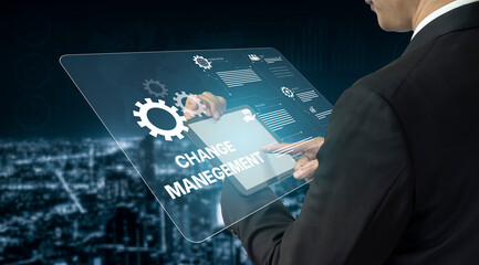 Change management strategy combining innovation, globalization, and teamwork to enable business transformation and emotional engagement in modern organizations Vouch