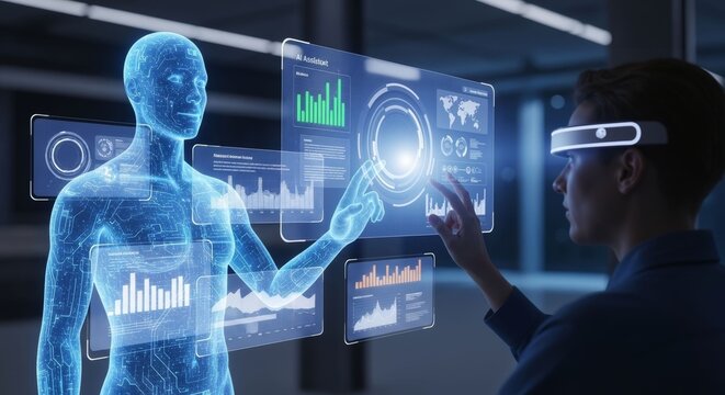 Augmented reality data analysis using digital interface for innovation