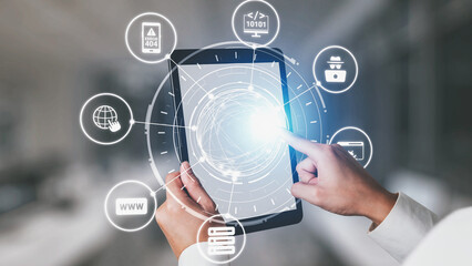 Software development with coding overlays, programming languages, developer tools, mobile app creation, and advanced programming for digital product development and software solutions. Spire