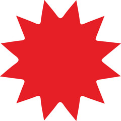 Minimalist Abstract Red Triangle on White Background for Modern Design and Creative Projects