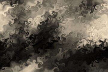 Elegant abstract wave background in beige and black tones with smooth flowing texture. Perfect for modern design and branding.