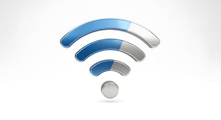 Stay connected with this sleek WiFi signal icon, perfect for modern tech and internet services designs