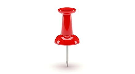 Bright red push pin to help you stay organized and keep your notes in place with ease and style
