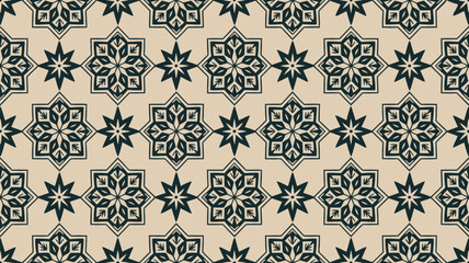 Fototapeta premium Elegant floral pattern background for fashion, home decor, or branding projects with a timeless appeal and a touch of modern sophistication