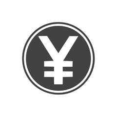 Japanese Yen Symbol Vector Illustration, Isolated Currency Icon