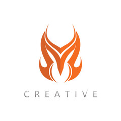 Professional elegant letter M vector logo design symbol icon for corporate business branding