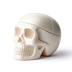 Obraz premium Halloween skull sharpener for creative school projects and spooky office desk decor