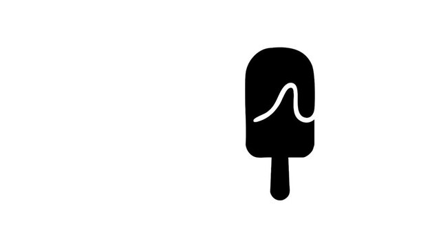 Ice cream isolated on white background vector illustration