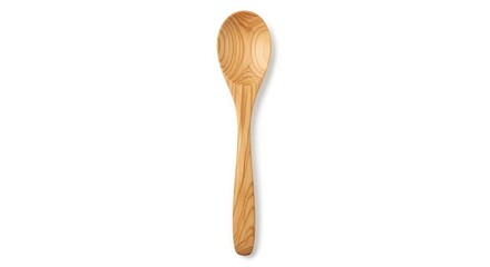 Elegant handmade wooden spoon crafted with natural grain for gourmet cooking and kitchen artistry