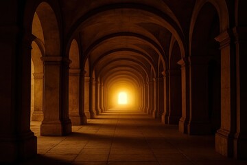 Fototapeta premium A Journey Through Time in a Romantic Architectural Marvel