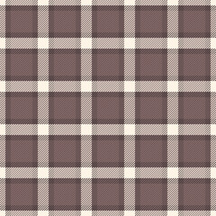 Classic tartan pattern with brown and beige hues. Seamless background for textiles, apparel or graphic design. Versatile for seasonal  lifestyle projects.
