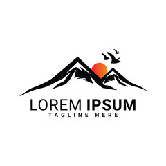 05.eps mountain vector logo design 
