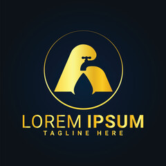 31.eps a text vector logo design 