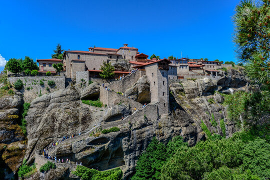 Kloster Meg&aacute;lo Met&eacute;oro in Meteora, Thessalien (Griechenland)