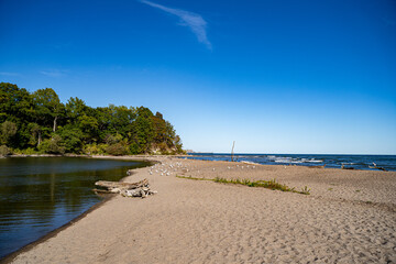 View of Rouge Beach in Rouge National Urban Park.