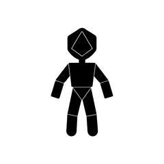 Geometric figure black shape