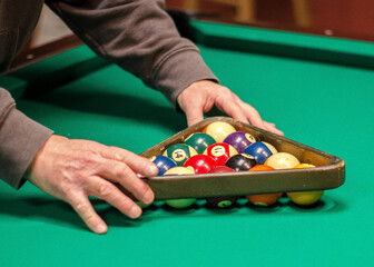 Pool Game - Ball in the Corner Pocket