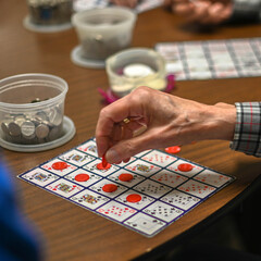 Game Night With Bingo Card