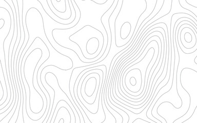 Fototapeta premium Abstract topographic line pattern background. Minimal topography contour map wallpaper with clean line patterns. Seamless curve lines pattern artwork.