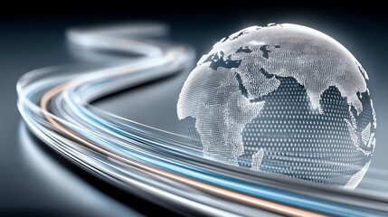 Global trade and shipping network