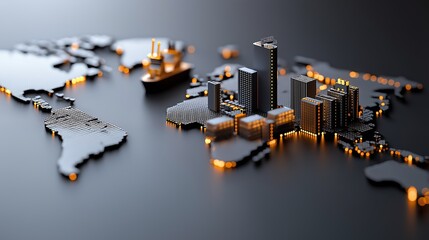 International logistics concept