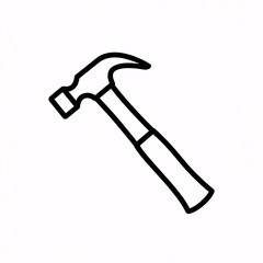 Essential tool for repairs and construction, a versatile hammer icon for DIY projects and professional trades