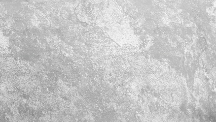 White gray wall with cracks and holes. wall is covered with white paint and has rough texture  background for  web banner template page.
