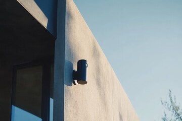security camera on a roof , keywords 