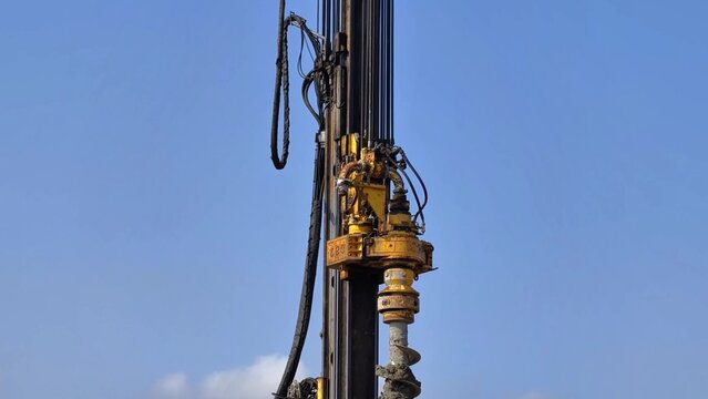 A hightech and advanced drilling machine is currently in operation for various energy projects
