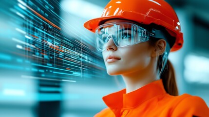 Tech-enabled stock check in a modern warehouse