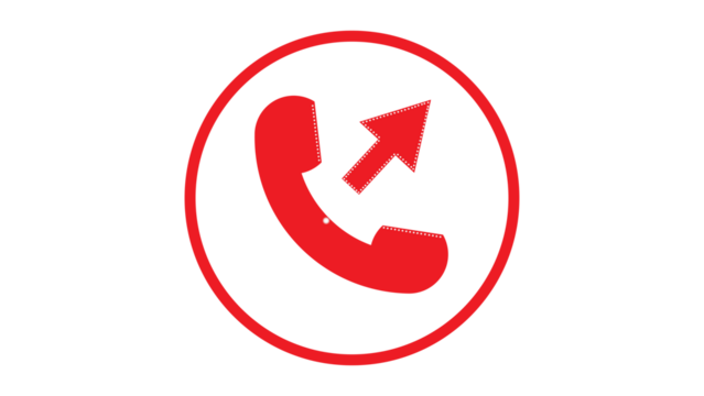 Vector Phone Icon with transparent background