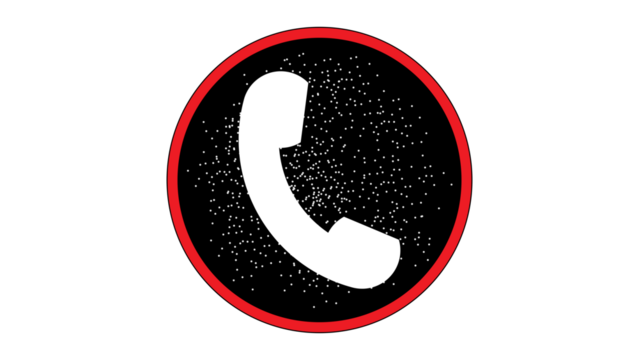 Vector Phone Icon with transparent background