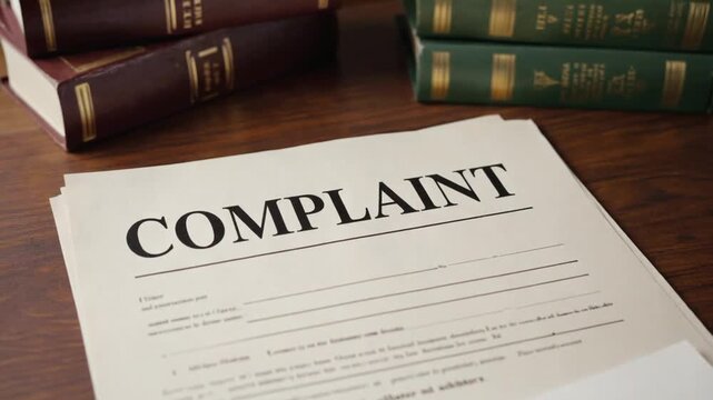 File a complaint in court.