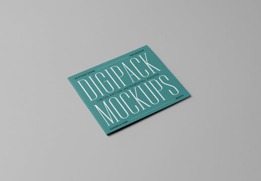 Lying CD Package Mockup