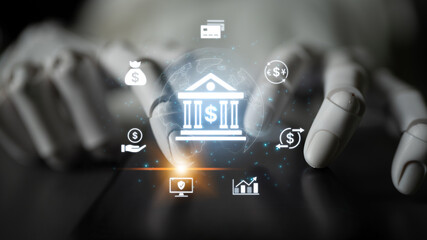 An AI assistant manages a digital banking platform, streamlining global financial services. This...