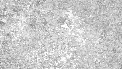 White gray wall with cracks and holes. wall is covered with white paint and has rough texture  background for  web banner template page