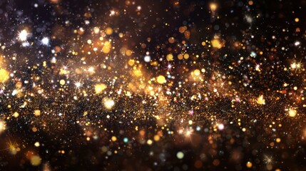 Fototapeta premium Abstract blurred Christmas concert lights background festive mood.