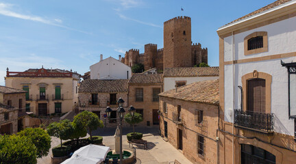 Castillo de Burgalimar construido por los omeyas en el municipio de Baños de la Encina, Andalucía