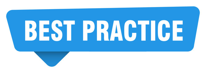 best practice sticker. best practice blue sign isolated on transpatent background