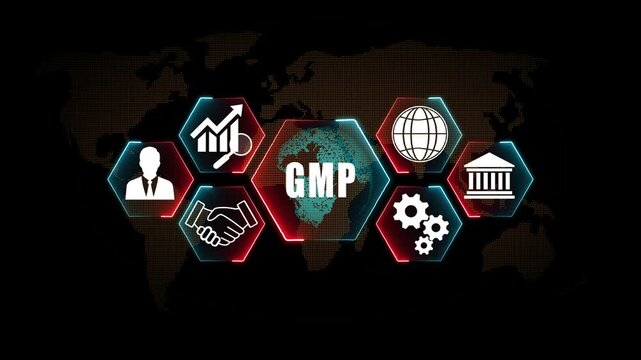 Employee DMP help to get the best human resources. Business concept. glowing animation.